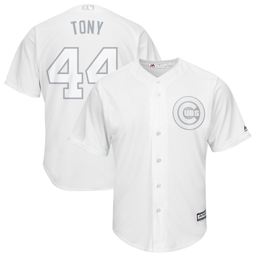 Men Chicago Cubs #44 Tony white MLB Jerseys
